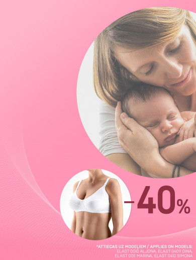 Rabatt på underkläder för nyblivna mammor